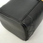 Chanel Vanity Bag Bicolor Lambskin Black Gold — view 6