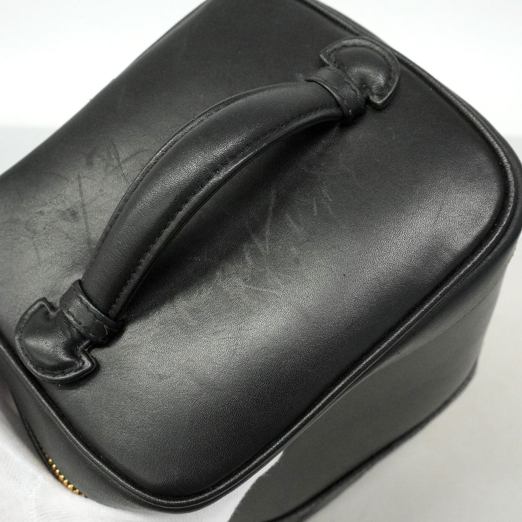 Chanel Vanity Bag Bicolor Lambskin Black Gold — view 7