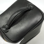 Chanel Vanity Bag Bicolor Lambskin Black Gold — view 7