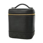 Chanel Vanity Bag Bicolor Lambskin Black Gold