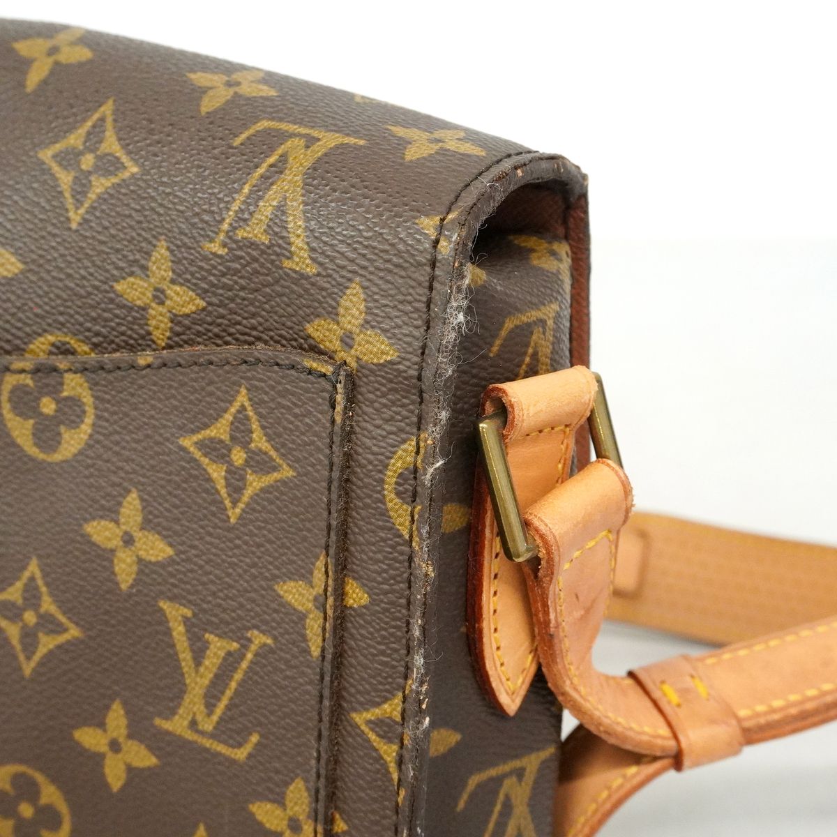 Louis Vuitton Shoulder Bag Monogram Saint-cloud GM Brown — view 7
