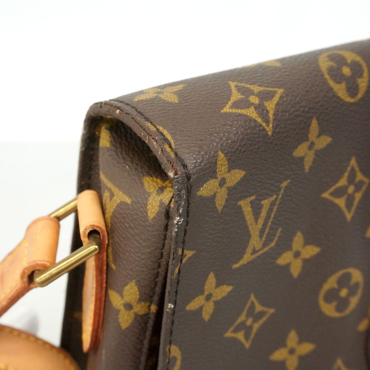 Louis Vuitton Shoulder Bag Monogram Saint-cloud GM Brown — view 8