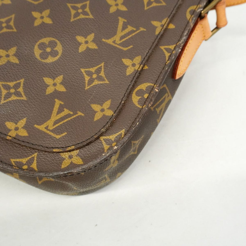 Louis Vuitton Shoulder Bag Monogram Saint-cloud GM Brown — view 6