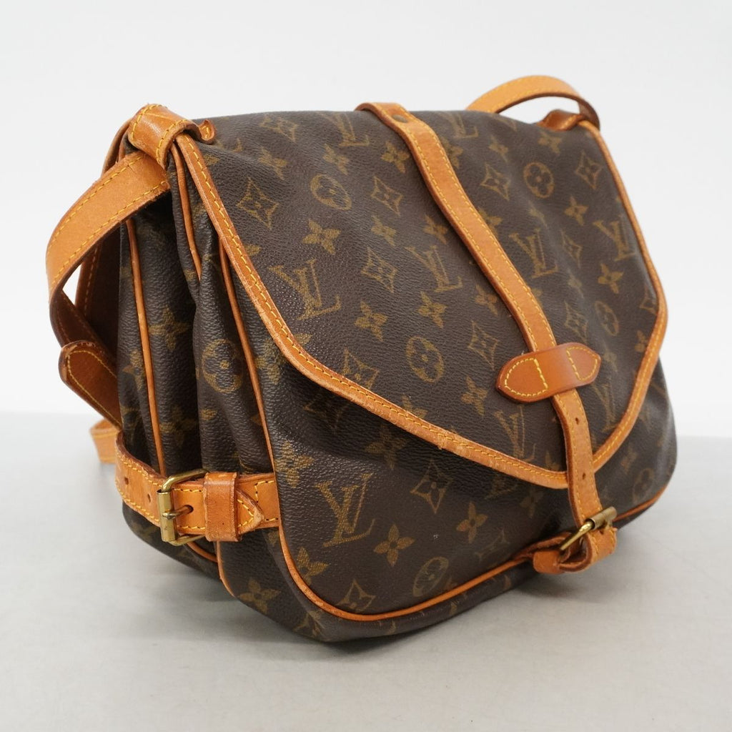 Louis Vuitton Shoulder Bag Monogram Saumur 30 Brown — view 2