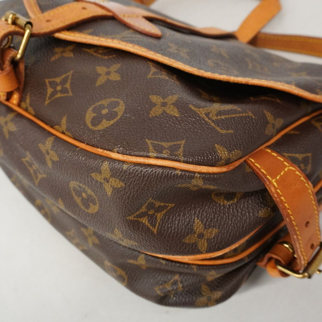 Louis Vuitton Shoulder Bag Monogram Saumur 30 Brown — view 7