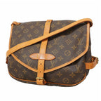 Louis Vuitton Shoulder Bag Monogram Saumur 30 Brown