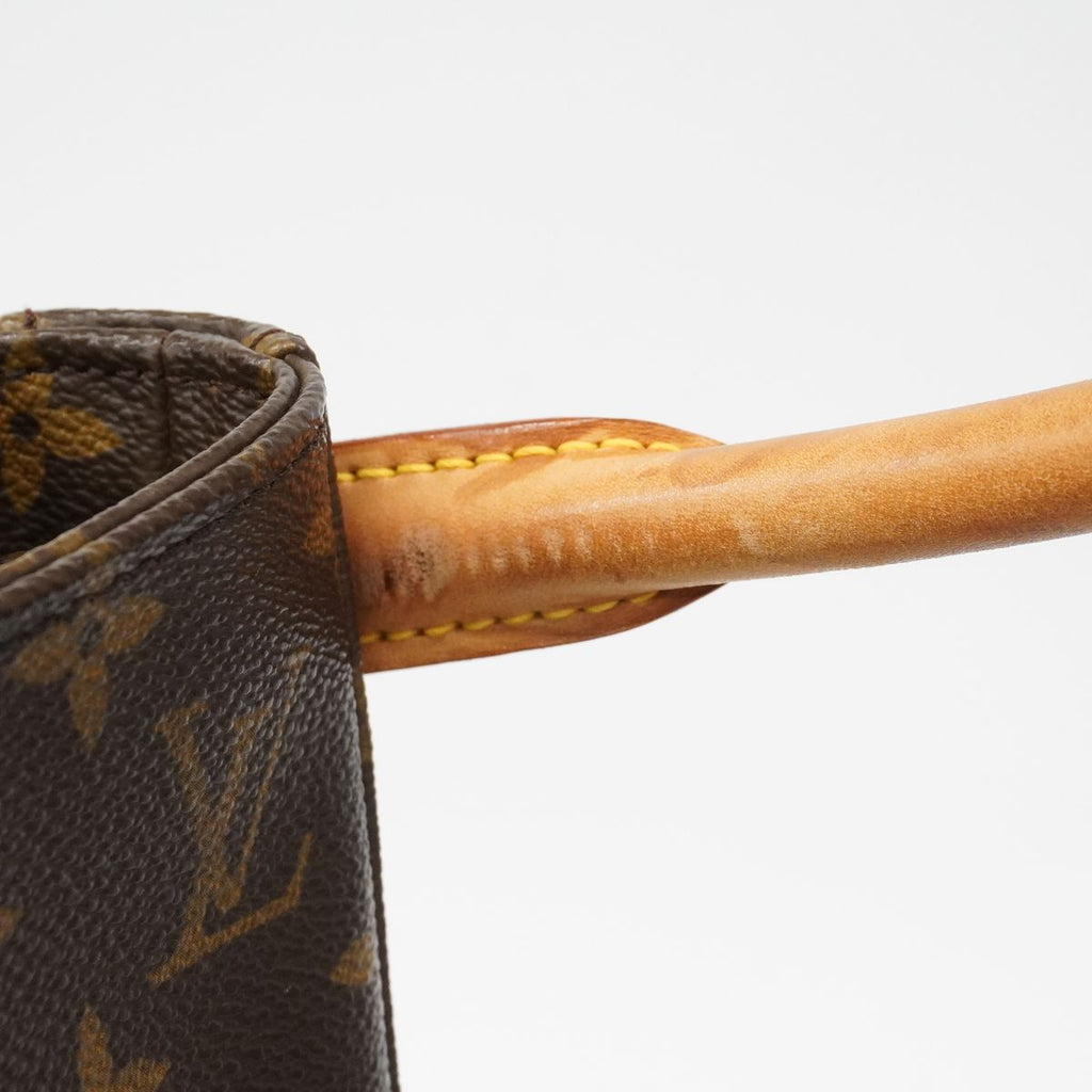 Louis Vuitton Shoulder Bag Monogram Looping GM Brown — view 7
