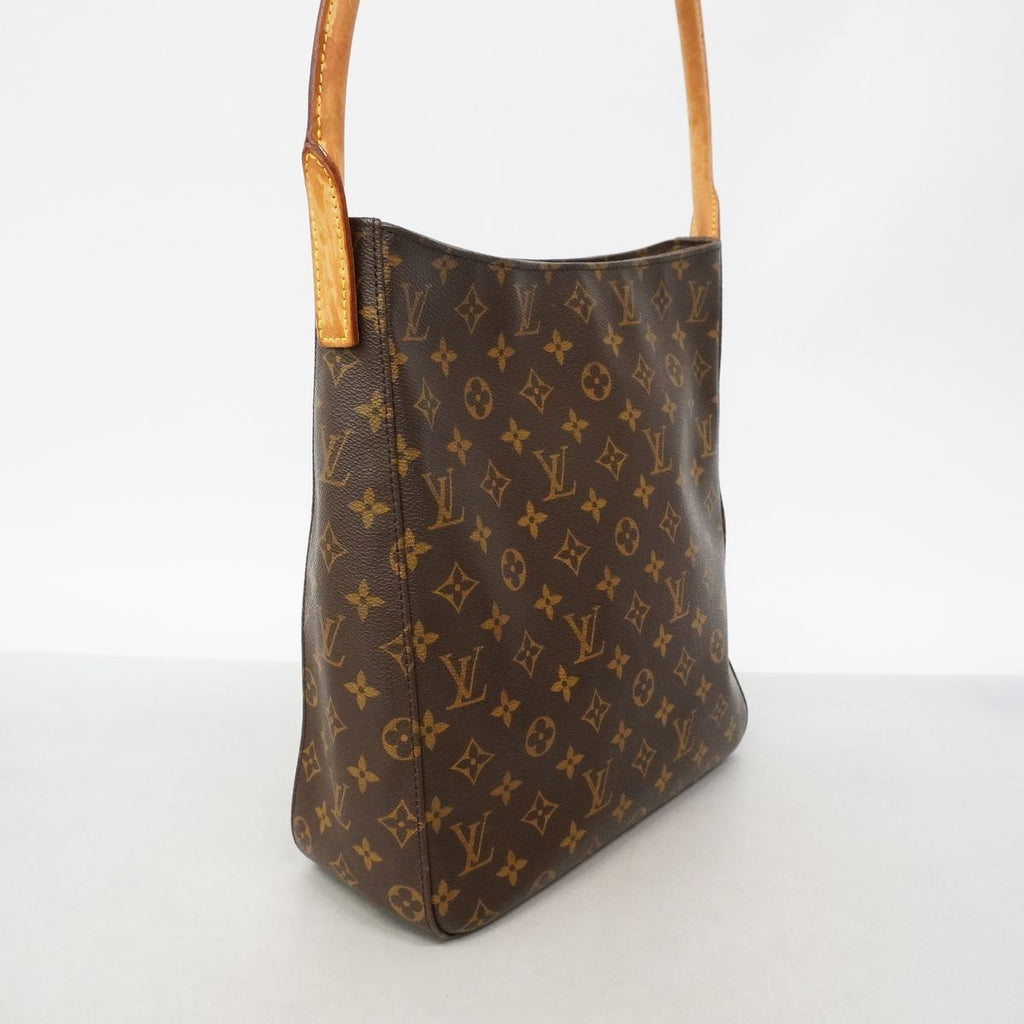 Louis Vuitton Shoulder Bag Monogram Looping GM Brown — view 2