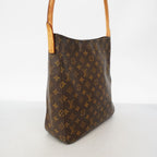 Louis Vuitton Shoulder Bag Monogram Looping GM Brown — view 2