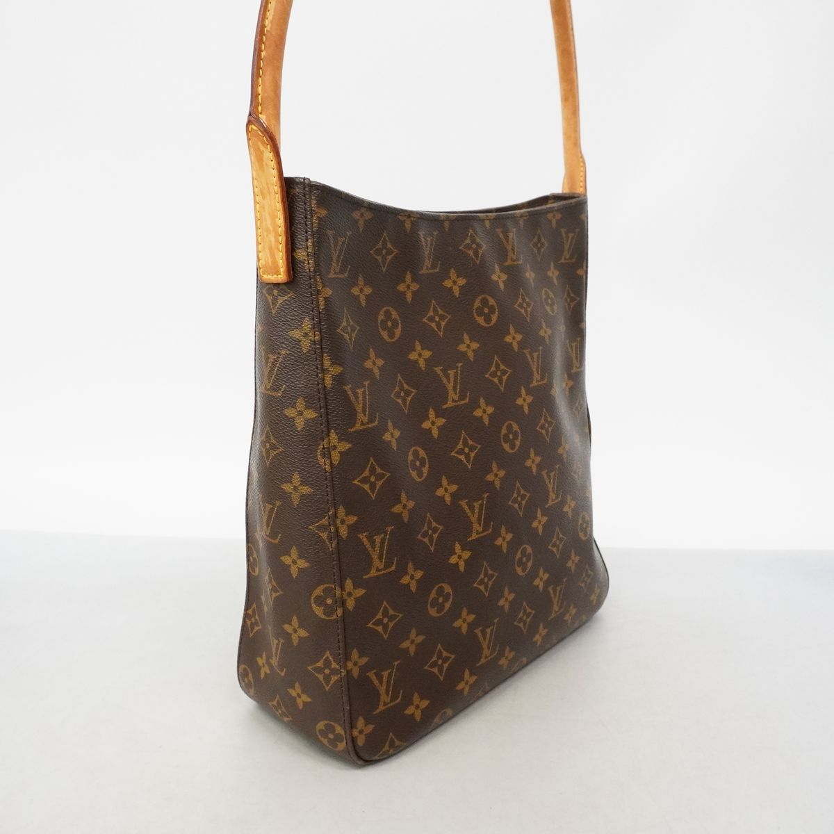 Louis Vuitton Shoulder Bag Monogram Looping GM Brown — view 2