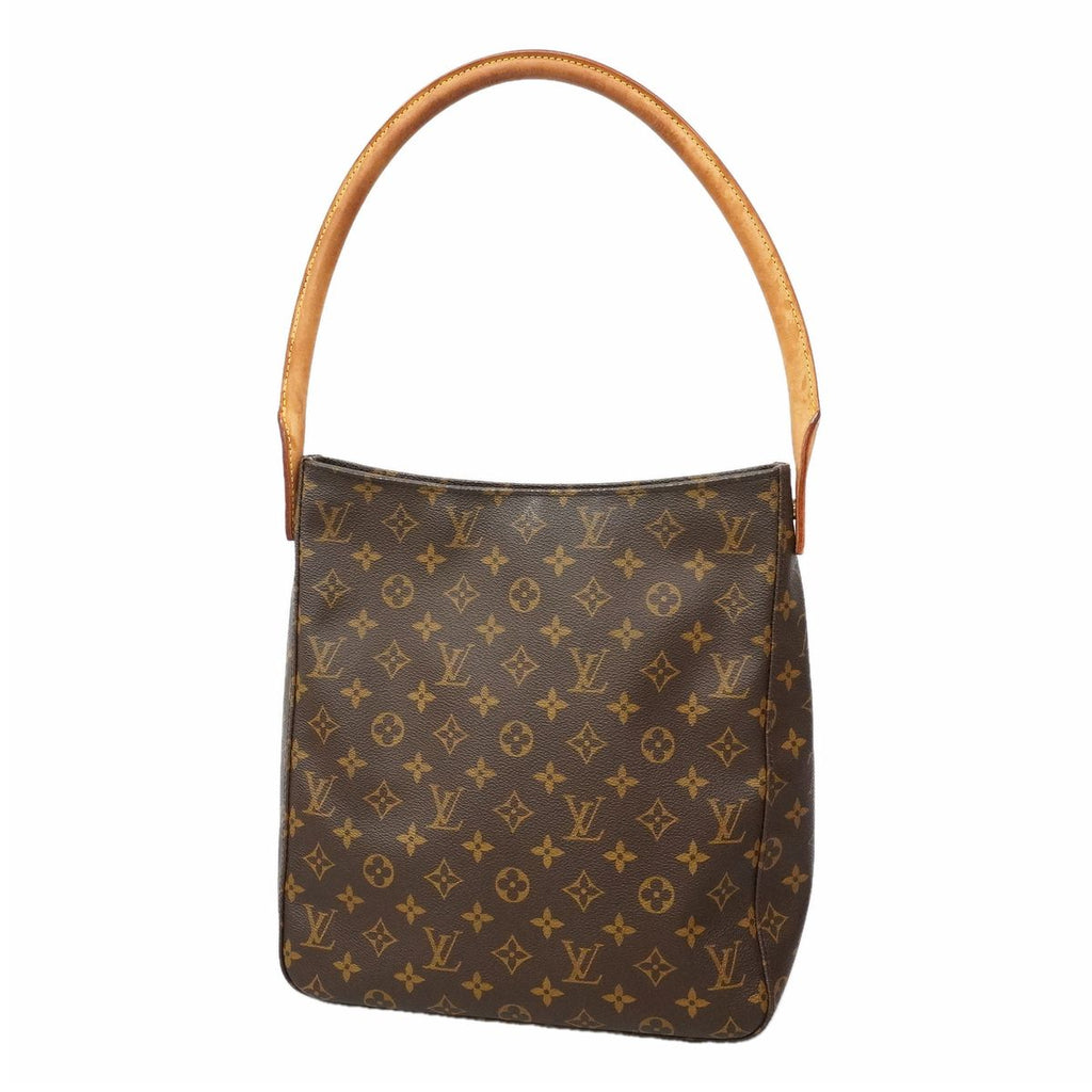 Louis Vuitton Shoulder Bag Monogram Looping GM Brown