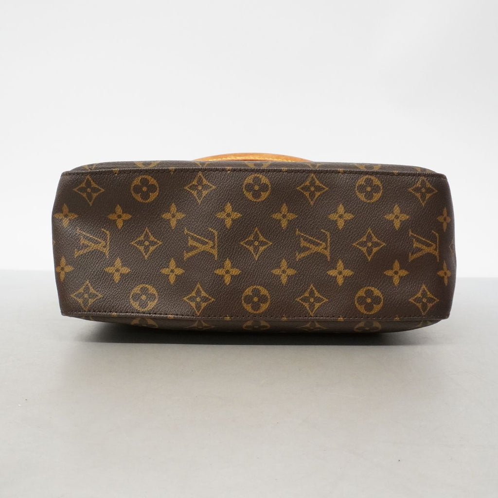 Louis Vuitton Shoulder Bag Monogram Looping GM Brown — view 3