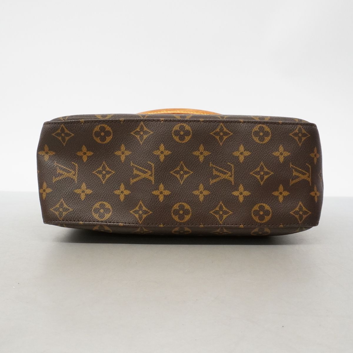 Louis Vuitton Shoulder Bag Monogram Looping GM Brown — view 3