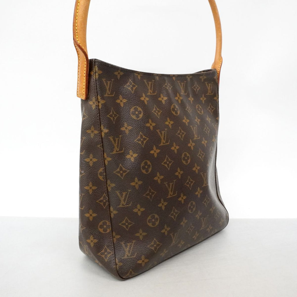 Louis Vuitton Shoulder Bag Monogram Looping GM Brown — view 2