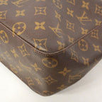 Louis Vuitton Shoulder Bag Monogram Looping GM Brown — view 6