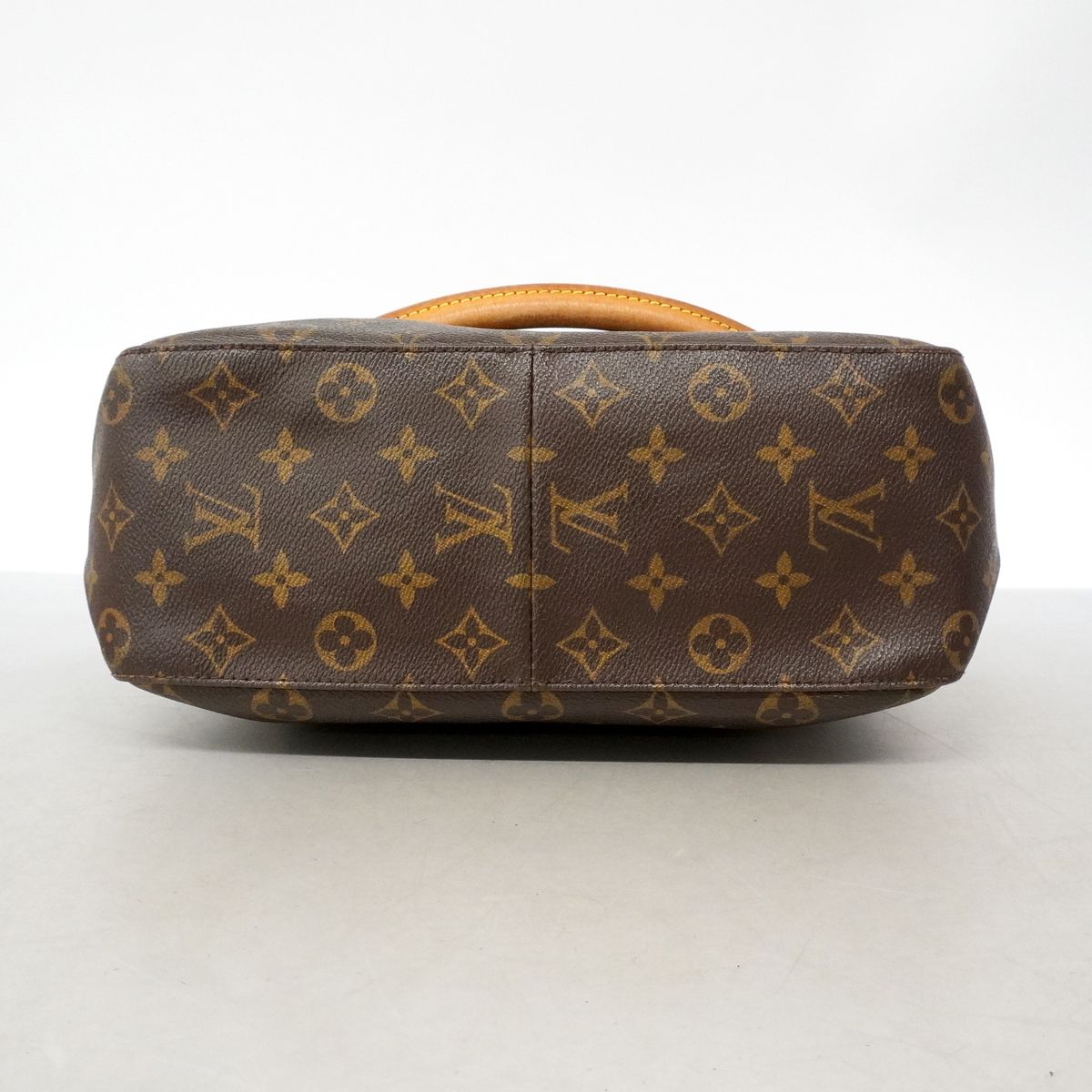 Louis Vuitton Shoulder Bag Monogram Looping GM Brown — view 3