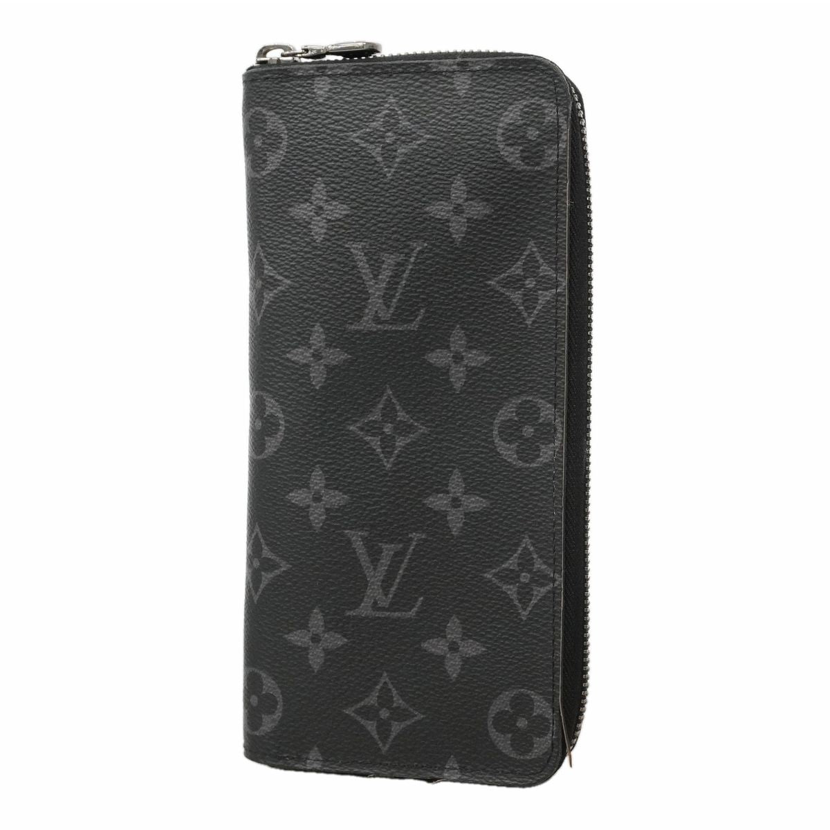 Louis Vuitton Wallet Monogram Eclipse Zippy Vertical Black