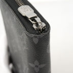 Louis Vuitton Wallet Monogram Eclipse Zippy Vertical Black — view 7