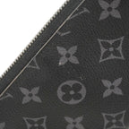 Louis Vuitton Wallet Monogram Eclipse Zippy Vertical Black — view 8