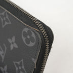 Louis Vuitton Wallet Monogram Eclipse Zippy Vertical Black — view 6