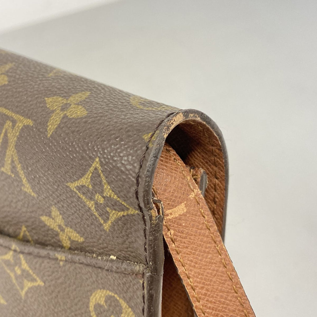 Louis Vuitton Shoulder Bag Monogram Bordeaux Brown — view 6