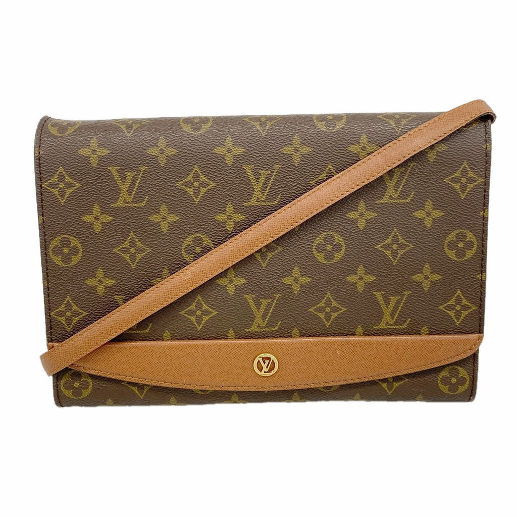 Louis Vuitton Shoulder Bag Monogram Bordeaux Brown
