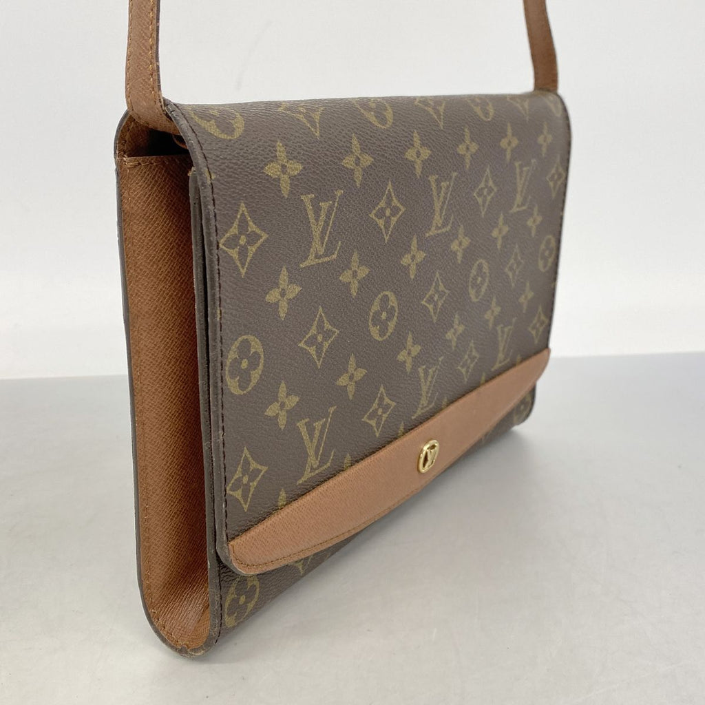 Louis Vuitton Shoulder Bag Monogram Bordeaux Brown — view 2
