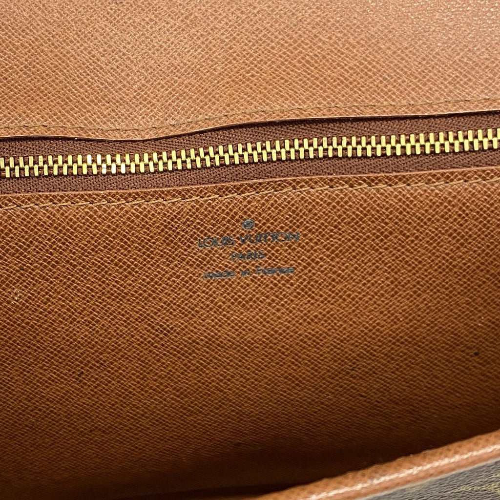Louis Vuitton Shoulder Bag Monogram Bordeaux Brown — view 5