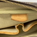 Louis Vuitton Handbag Monogram Deauville Brown — view 5