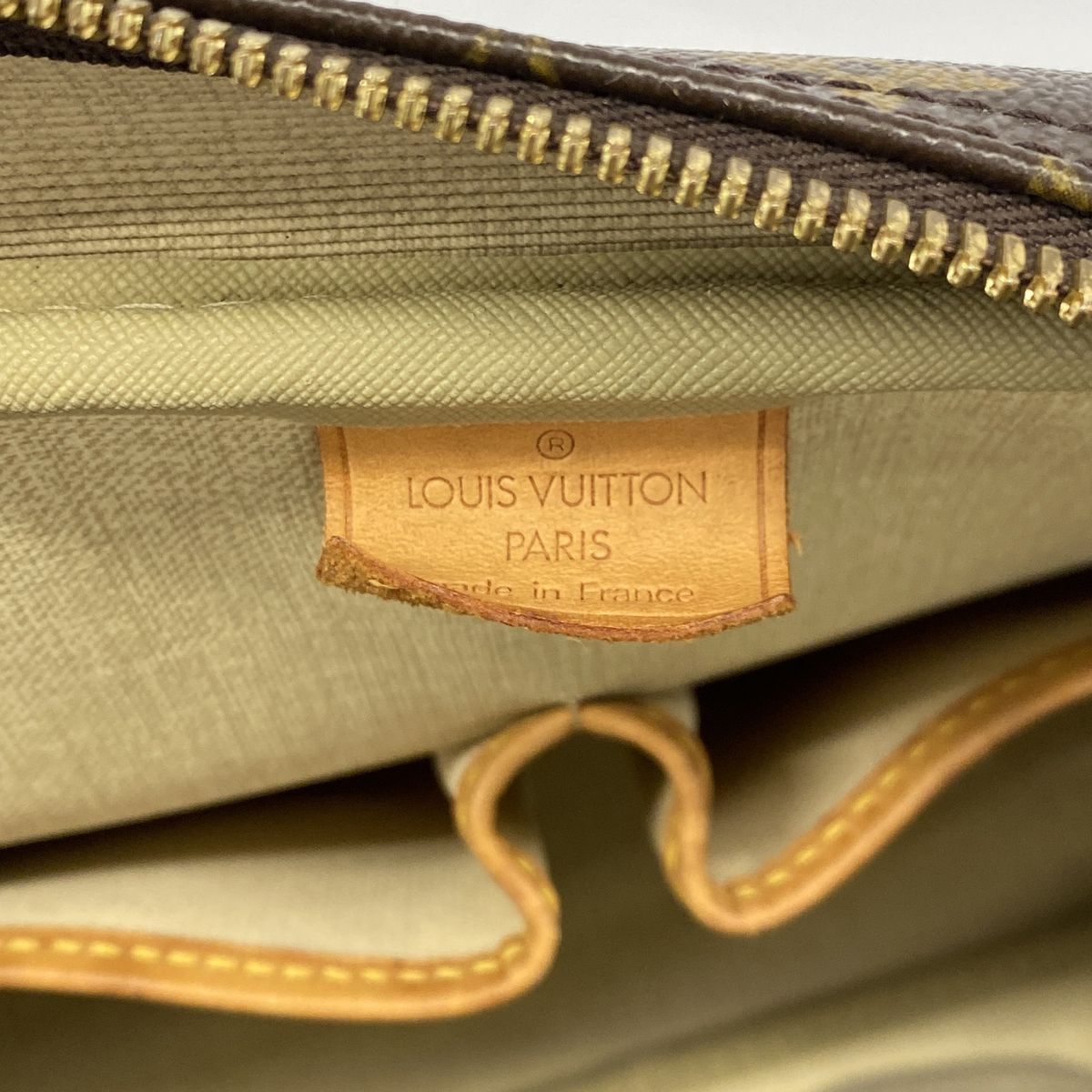 Louis Vuitton Handbag Monogram Deauville Brown — view 5
