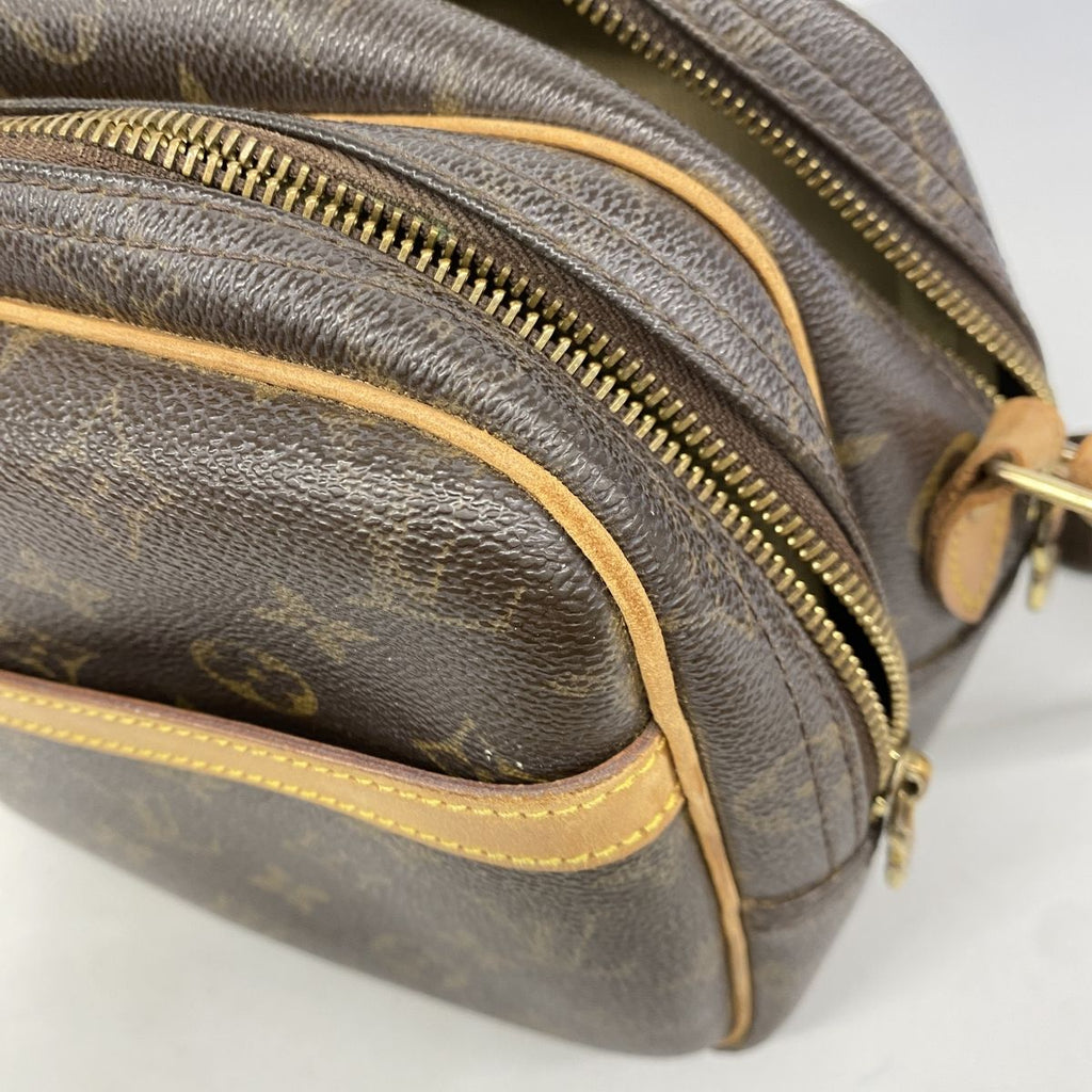 Louis Vuitton Shoulder Bag Monogram Reporter PM Brown — view 6