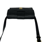 Saint Laurent Vintage YSL Logo Leather Shoulder Bag Pochette Black — view 4