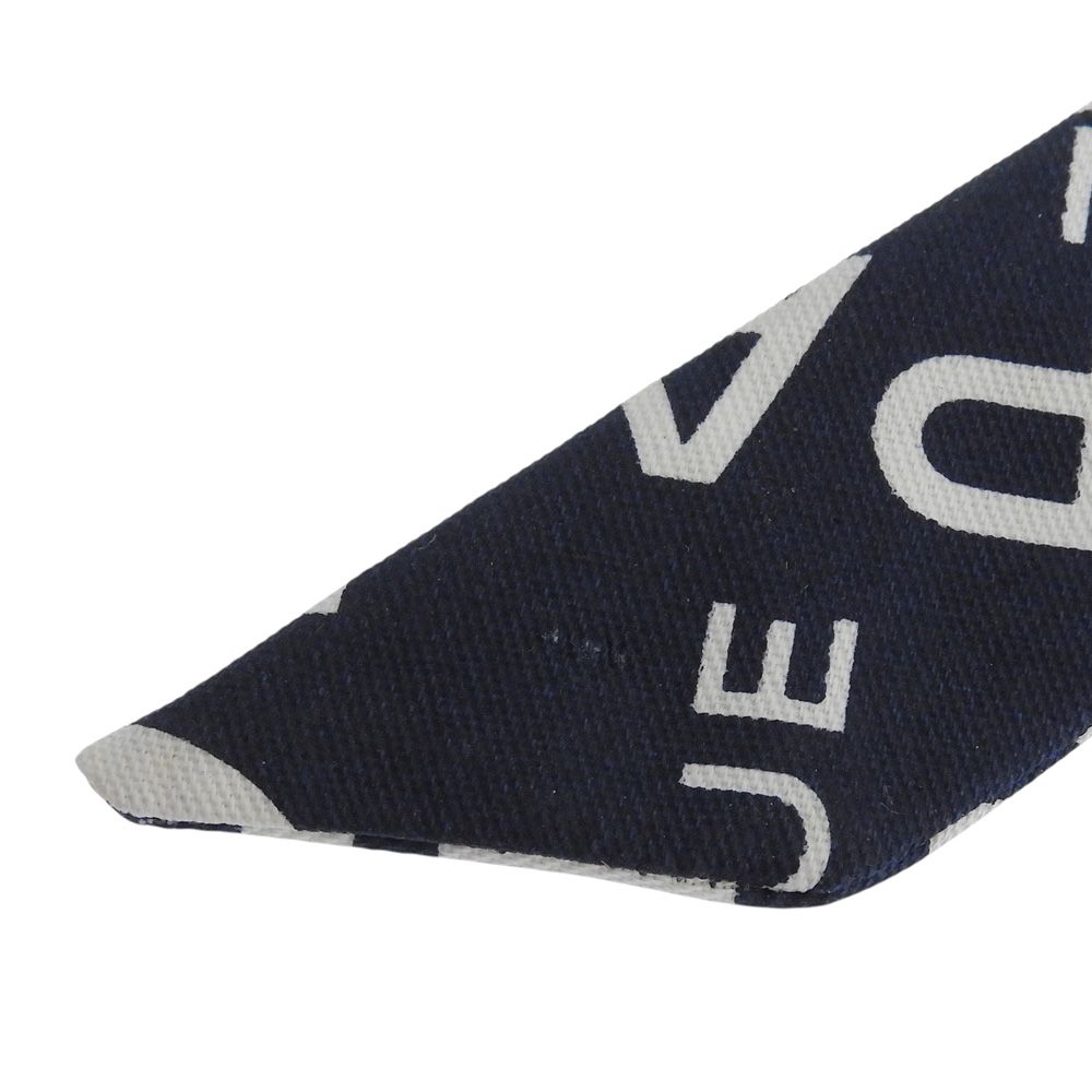 Chanel by Sea Line Logo CC Sun Visor Hat Navy — view 7