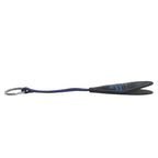 Hermes Motel Sunset Room 24 Leather Key Holder Charm Silver Blue Keychain — view 4