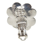 Chanel 04P CC Logo Clover Earrings Metal Rhinestone — view 4
