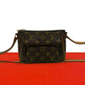 Louis Vuitton Viva-Cite PM Monogram Leather Mini Shoulder Bag Pochette Brown
