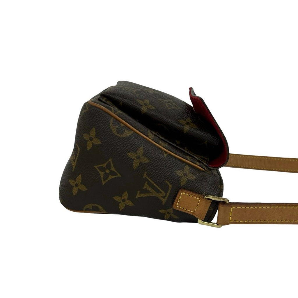 Louis Vuitton Viva-Cite PM Monogram Leather Mini Shoulder Bag Pochette Brown — view 6