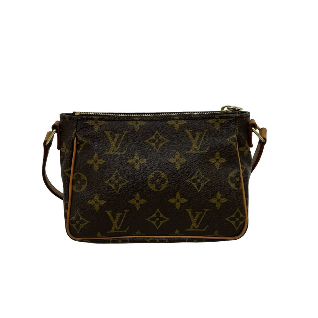 Louis Vuitton Viva-Cite PM Monogram Leather Mini Shoulder Bag Pochette Brown — view 3