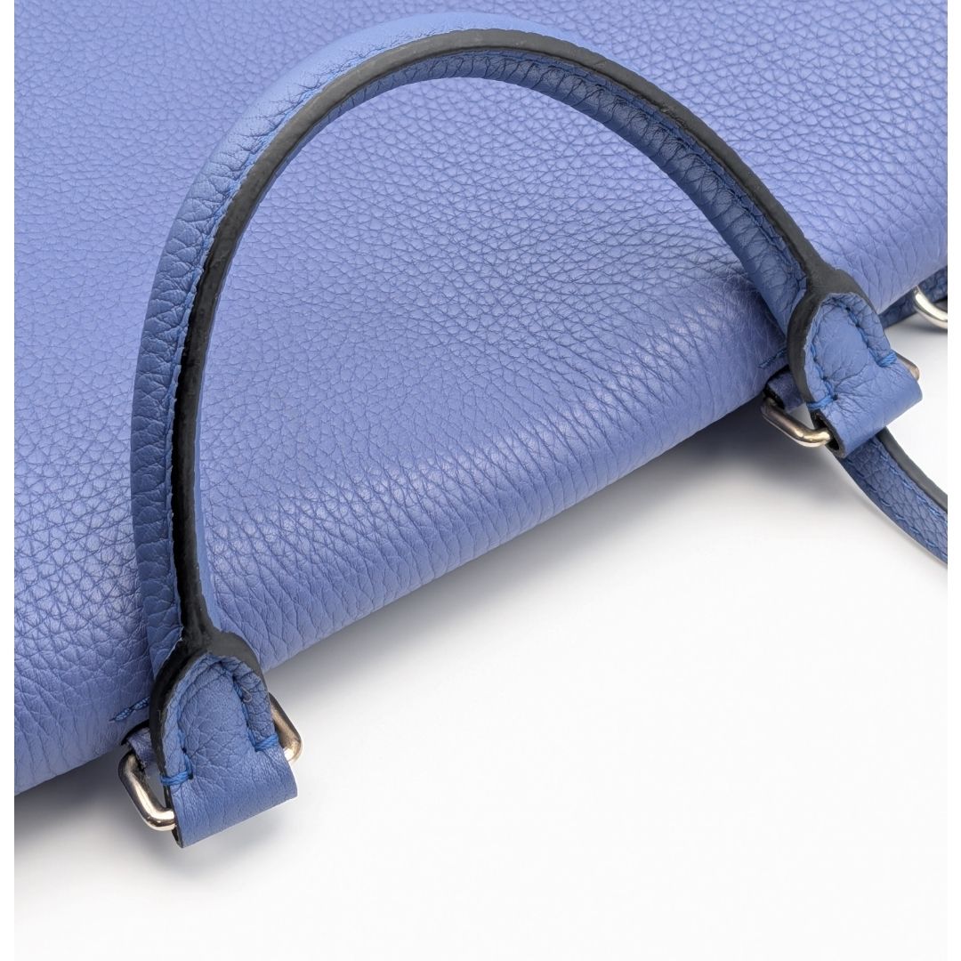 Louis Vuitton Taurillon Parnassea Volta Logo 2-Way Shoulder Bag Leather Blue — view 7
