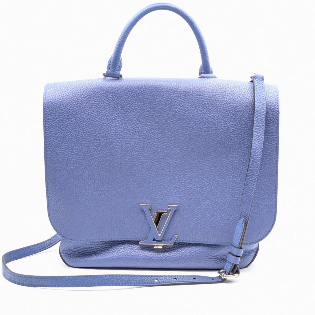 Louis Vuitton Taurillon Parnassea Volta Logo 2-Way Shoulder Bag Leather Blue