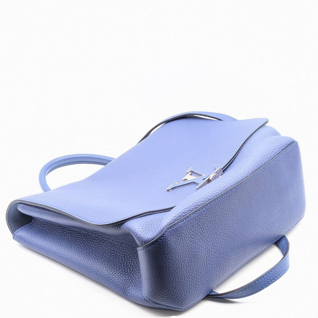 Louis Vuitton Taurillon Parnassea Volta Logo 2-Way Shoulder Bag Leather Blue — view 3