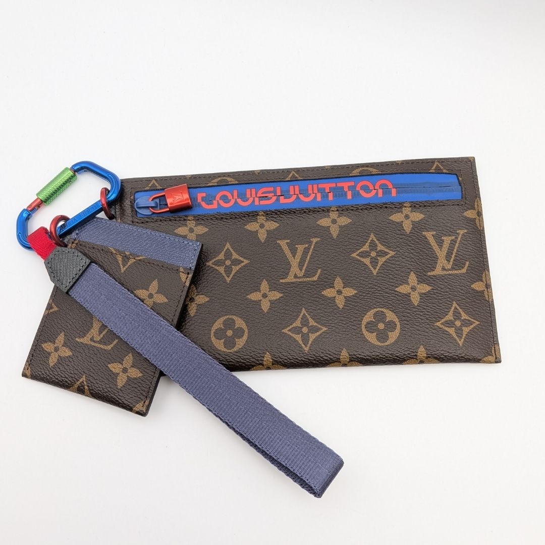 Louis Vuitton Monogram Pacific Taiga Ribbon Pouch Kim Jones Card Case