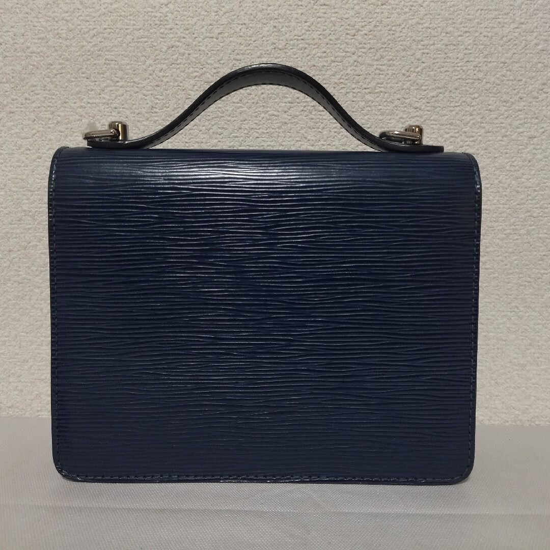 Louis Vuitton Monceau BB Epi Indigo Blue 2-Way Shoulder Bag — view 2