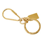Louis Vuitton Porte Cles Mini Travel Plate Tag Key Ring Key Holder Gold Plated — view 2