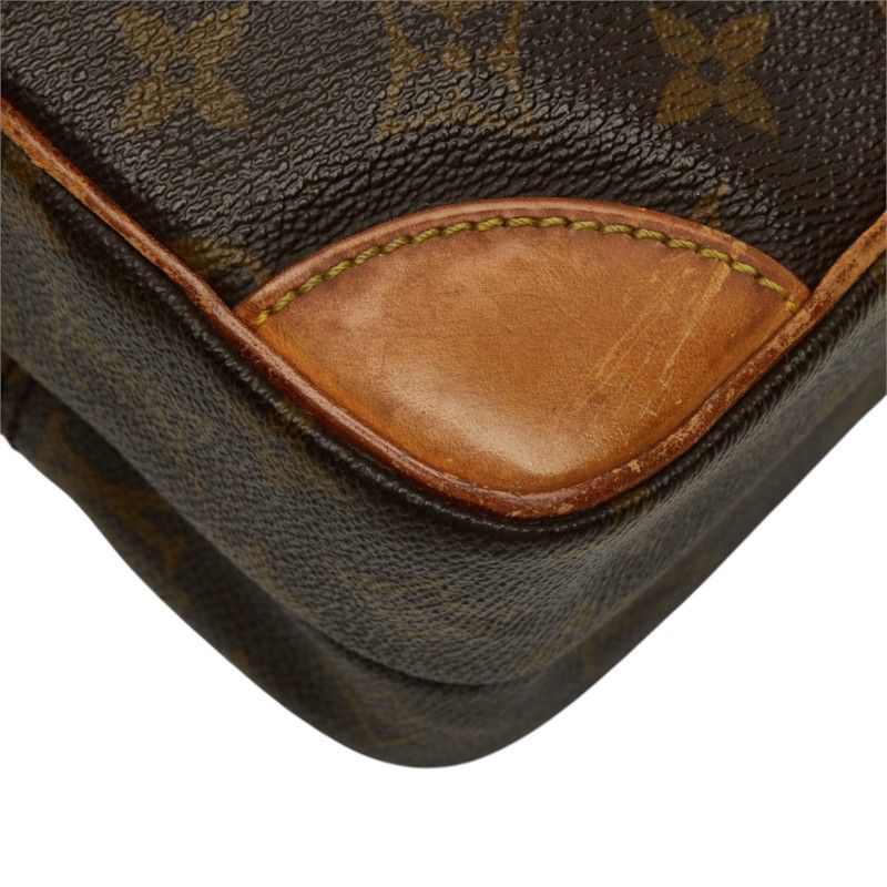 Louis Vuitton Monogram Amazon Crossbody Shoulder Bag Brown Leather — view 7