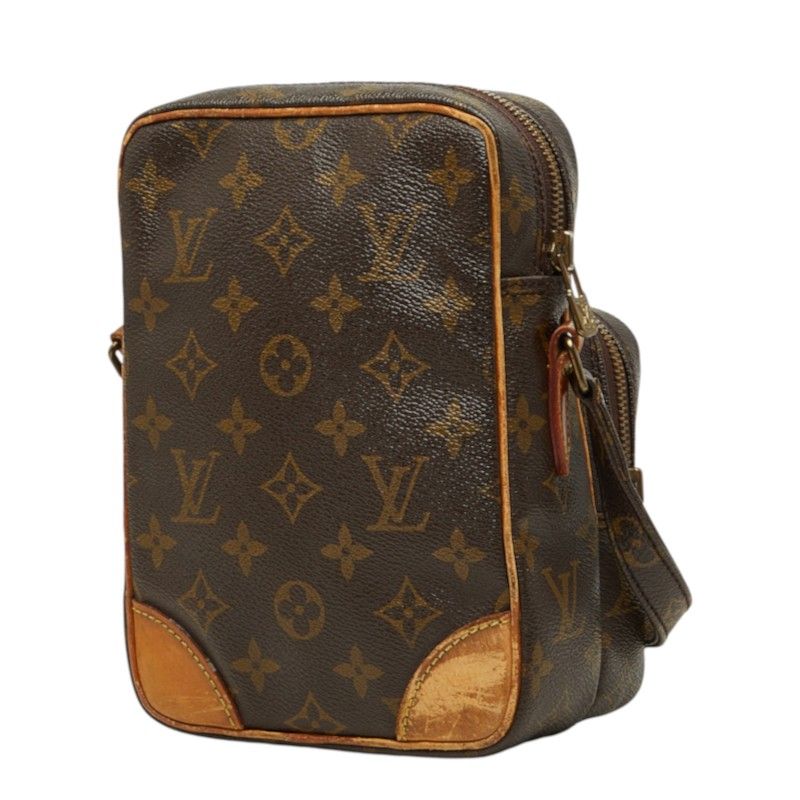 Louis Vuitton Monogram Amazon Crossbody Shoulder Bag Brown Leather — view 2