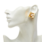 Chanel 97P CC Logo Vintage Earrings Gold Plated — view 5
