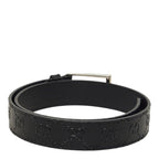 Gucci Guccissima Belt 70/28 Black Leather — view 3
