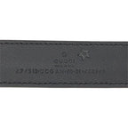 Gucci Guccissima Belt 70/28 Black Leather — view 5