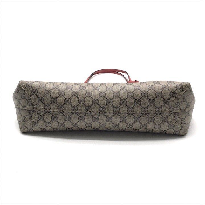 Gucci Tote GG Supreme Reversible Vintage Beige — view 6